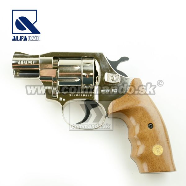 Alfa Proj 620 Nickel Wood Grip Flobert 6mm