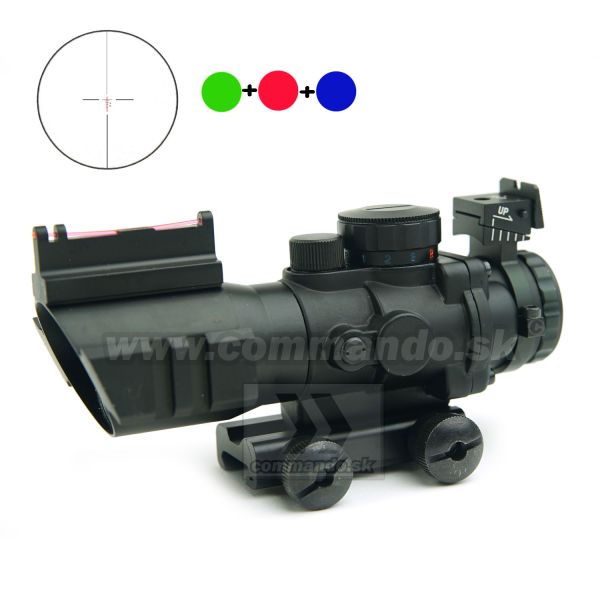 Kolimátor 4x32 Compact Scope Dot Sight Black 21mm