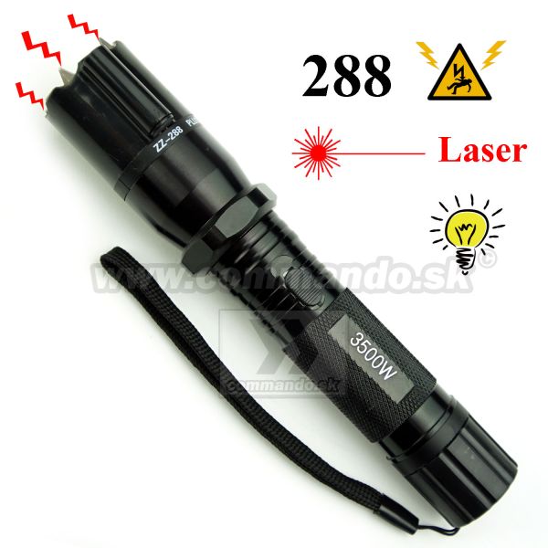 Paralyzer + Baterka Type Police ZZ 288 Laser Svietidlo Police