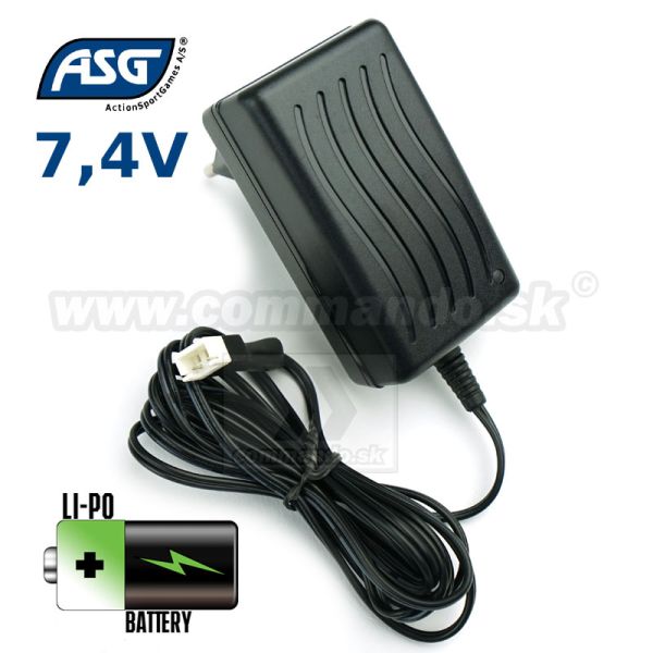 ASG Battery Charger Nabíjačka batérii Li-PO / Li-ION 7,4V