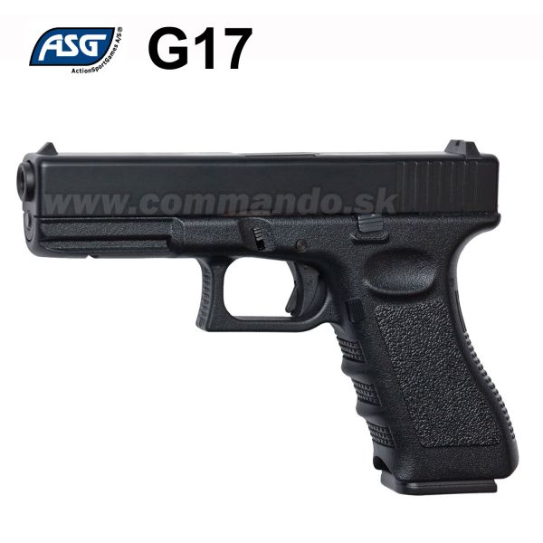 Airsoft Pistol G17 Glock KWA ASG Black GBB 6mm