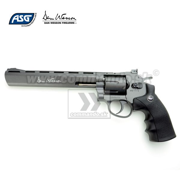 Airgun Revolver Dan Wesson 8" Grey GNB CO2 4,5mm