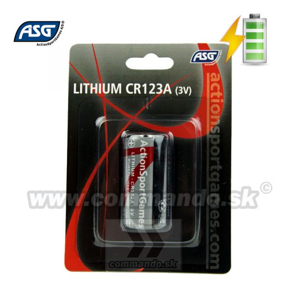 ASG Lithium Battery CR123A batéria 3V