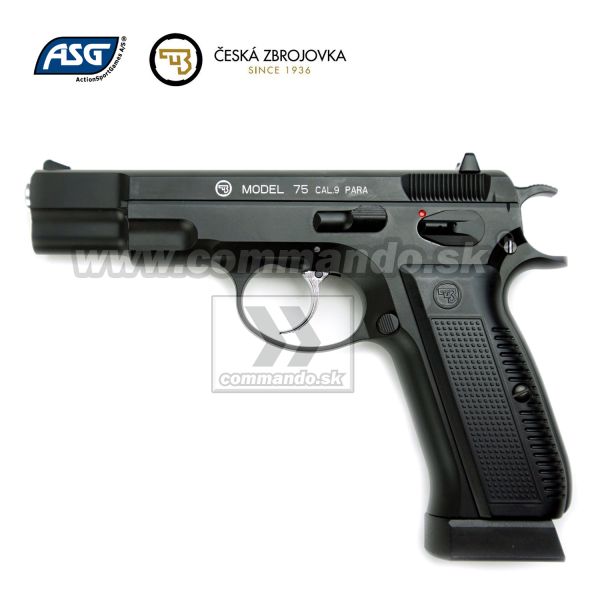 Airgun Pistol CZ 75 9mm Para Full Metal GBB 4,5mm