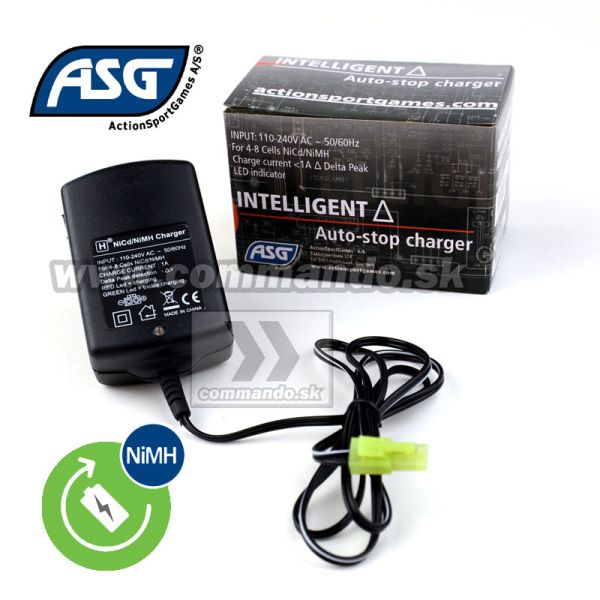 Intelligent Auto Stop Nabíjačka batérii NiMh NiCd 4-8 cells 1000mA