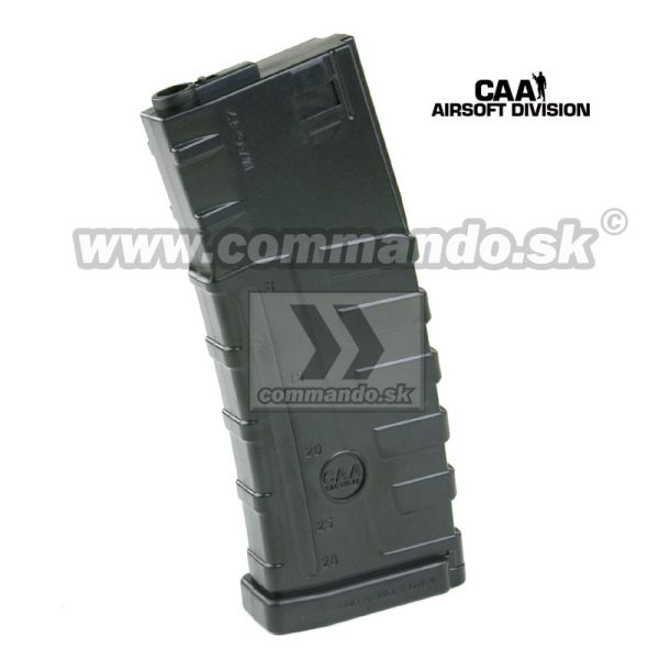 Airsoft zásobník CAA M4 Black AEG 140BB MidCap