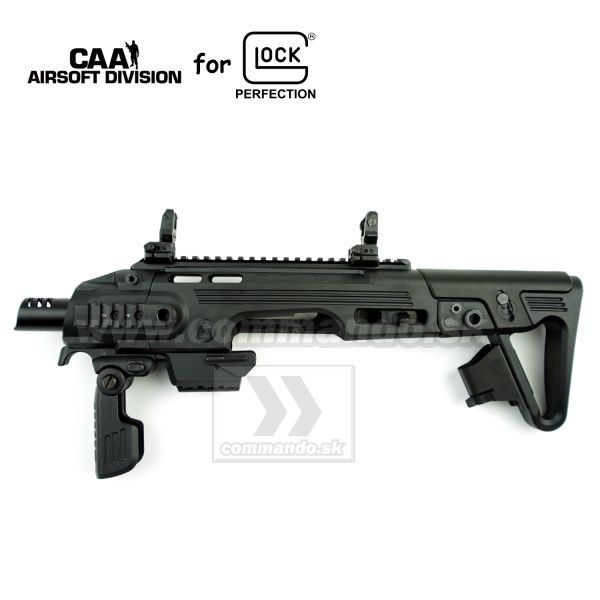 Airsoft CAA Roni G1 Black Glock konverzia Conversion