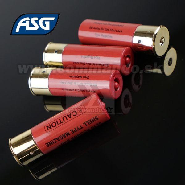 Airsoft zásobník Pump Gun Shell 4ks 6mm Shells for Shotguns