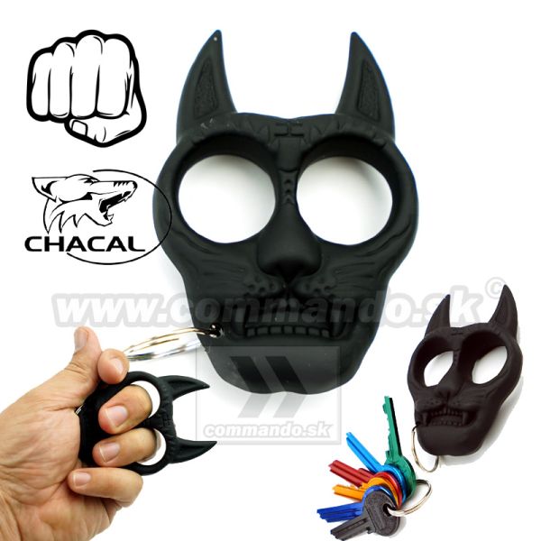 Boxer Black Chacal kľúčenka prostriedok na sebaobranu