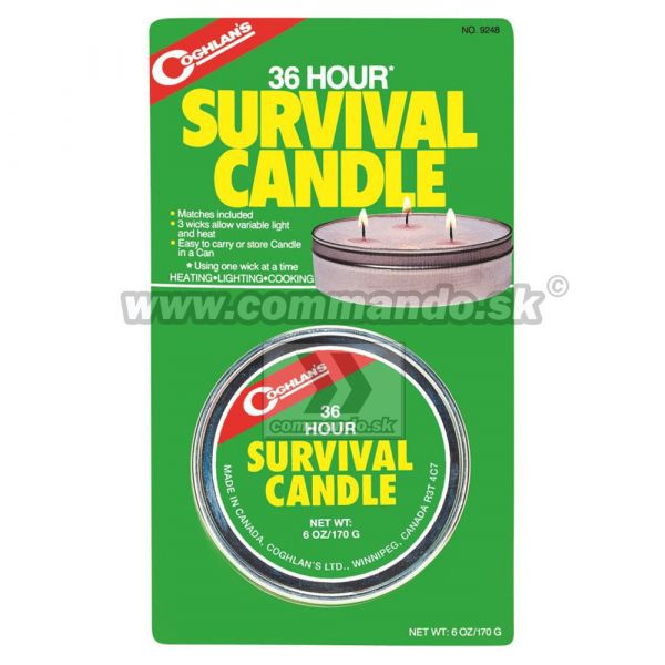 Coghlan´s Núdzová sviečka 36 hod. Survival Candle