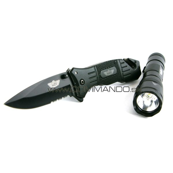 UZI Combo Set Knive + Flashlite