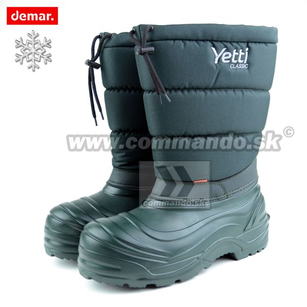 Demar YETTI Classic Green Boots zimná obuv