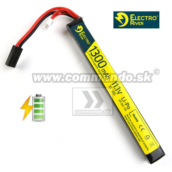 Electro River Energy Batéria Li-Po 11,1V 1300 mAh Blok