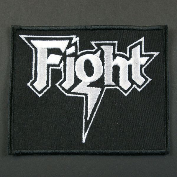 Nášivka Fight Black bez suchého zipsu