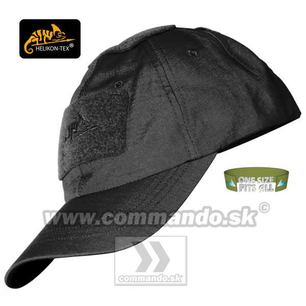 Helikon Tex Baseball Cap Black šiltovka čiapka čierna