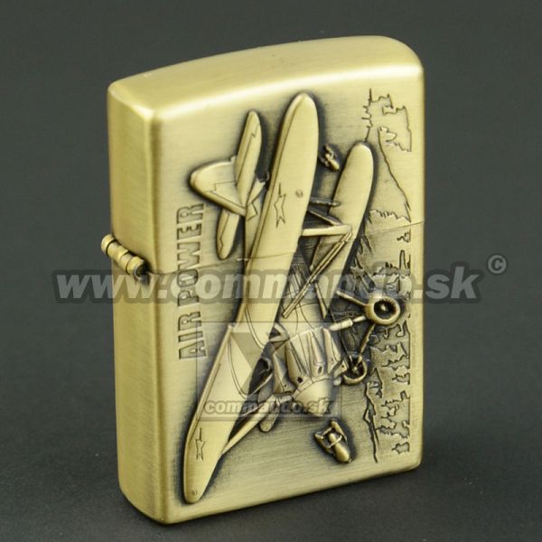 Jiantai Benzínový zapaľovač Airpower dvojplošník