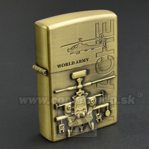 Jiantai Benzínový zapaľovač Helicopter Apache vrtuľník