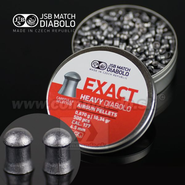 JSB Exact Heavy Diabolo 4,52mm 500ks