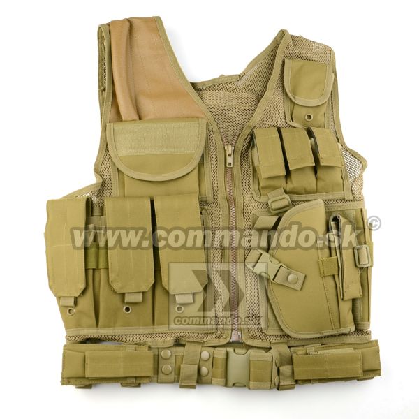 Taktická vesta KAM-39 Ultimate Tactical Tan