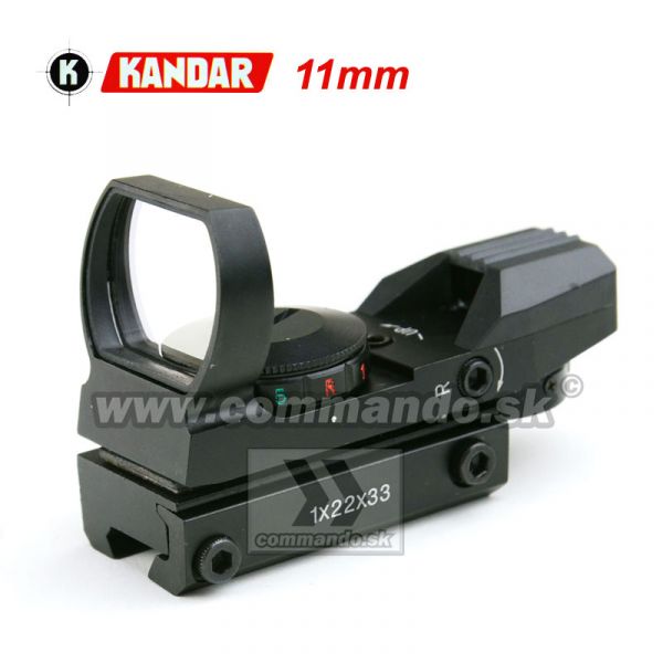 Kolimátor Kandar Open Type KD105 11mm Dot Sight