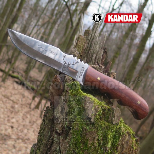 Kandar Hunter Knife Jeleň ОЛЕНЬ 65x13 masívny poľovnícky nôž