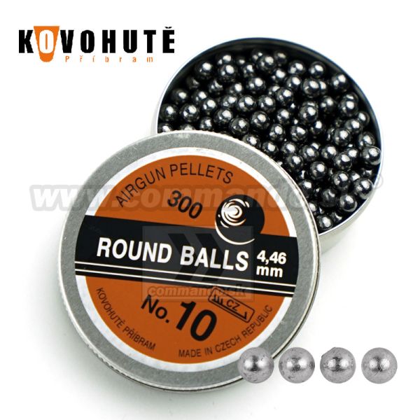 Kovohute Olovené Broky č.10 4,46mm 300ks Round Balls