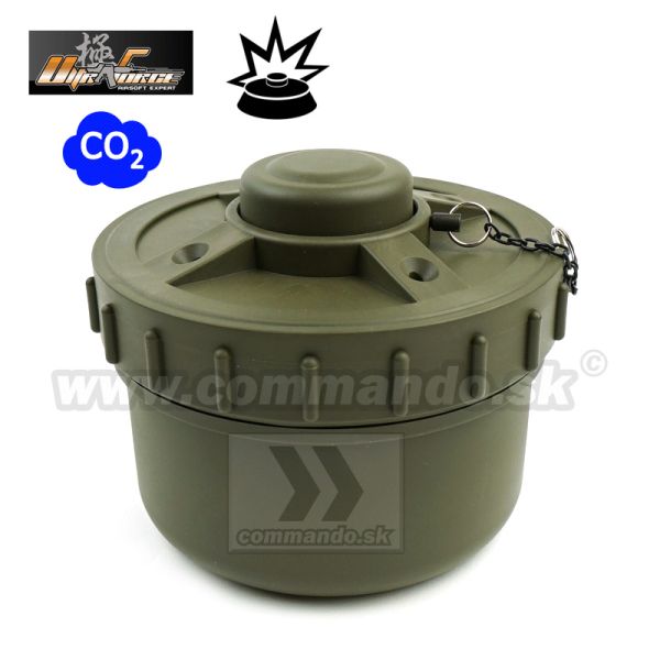 Ultraforce Landmine CO2 Airsoft nášľapná Mína Olive Green