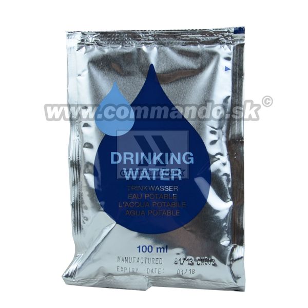 Pitná voda - núdzové balenie