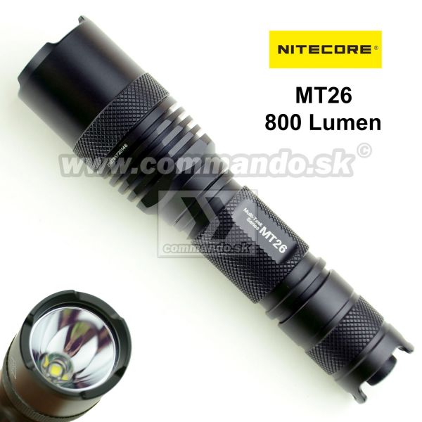Nitecore MT26 Led 800 Lumen svietidlo Flashlight