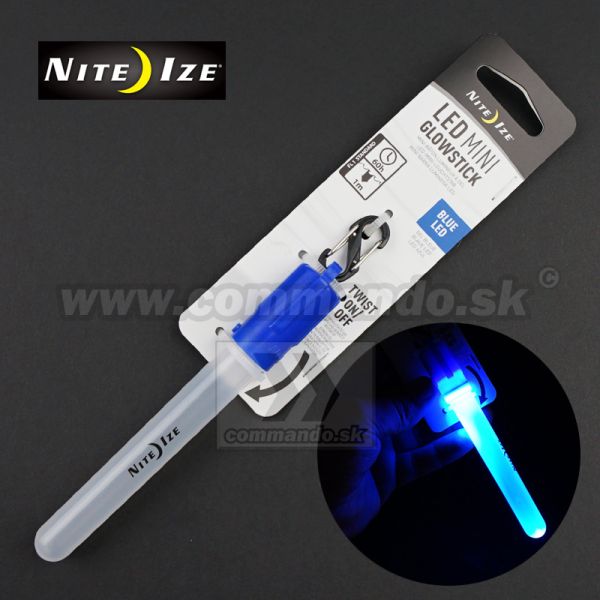 Nite Ize Led Mini Glow Stick Baterková Led Svetelná tyčinka modrá Blue