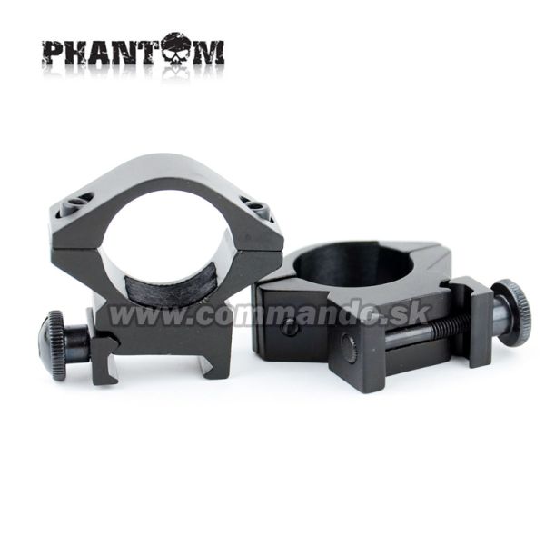 Phantom Rifle Scope Rings Ø 25,4 mm Low Montážne krúžky 21mm