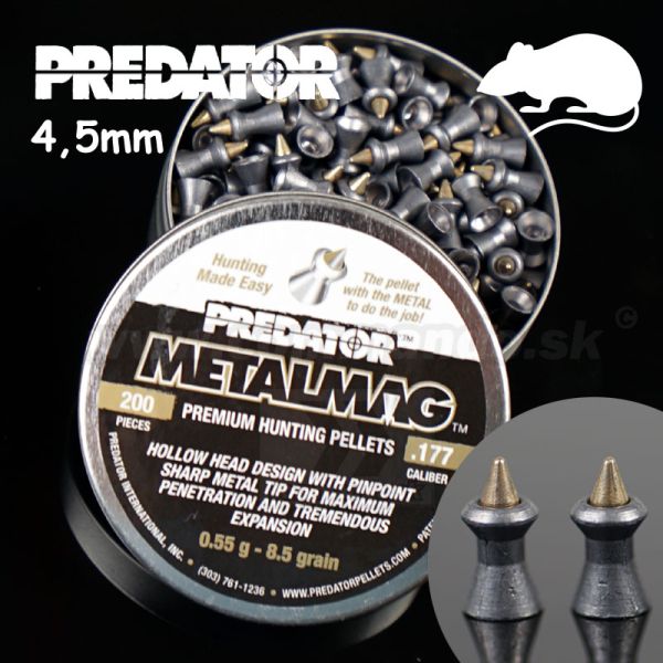 Diabolo METALMAG Predator Hunting 200ks .177 4,5mm