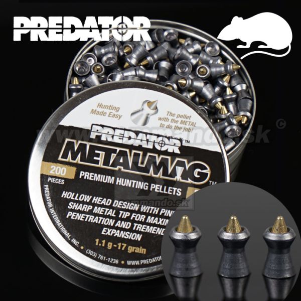 Diabolo METALMAG Predator Hunting 200ks .22 5,5mm