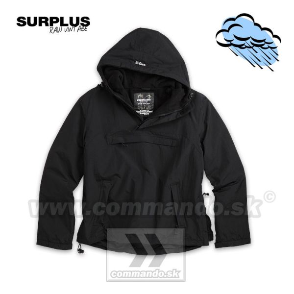 Surplus WindBreaker Bunda do vetra a dažďa Black