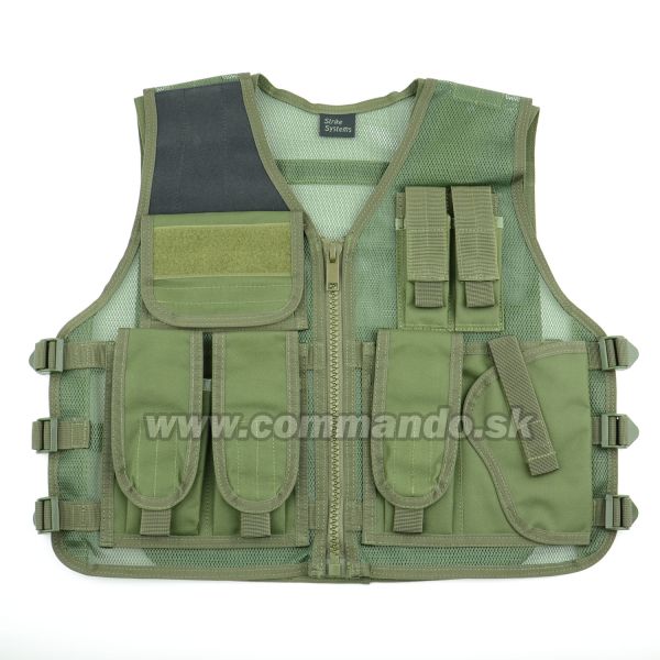 Taktická vesta Strike Systems Tactical Recon Green