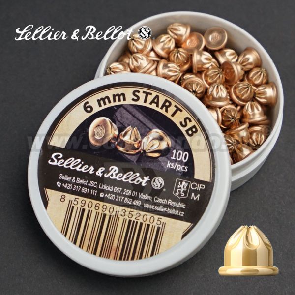Sellier Bellot 6mm START štartovacie plynové náboje