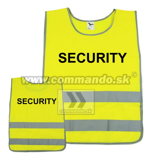 Security Safety Vest Yellow Adler 910