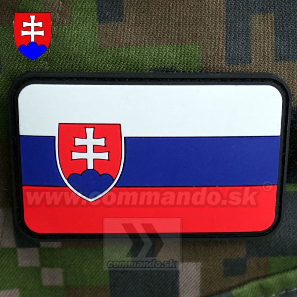 Slovensko SLOVAKIA - SVK Original 3D nášivka PVC