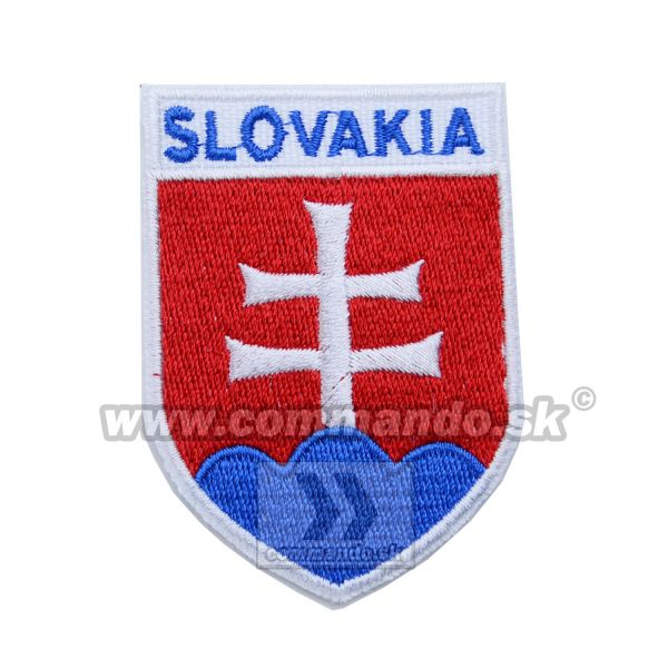 Nášivka Slovakia Znak s názvom- Veľká
