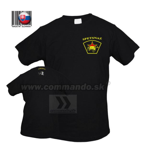 Спецназ Specnaz  Tričko Black čierne T-shirt