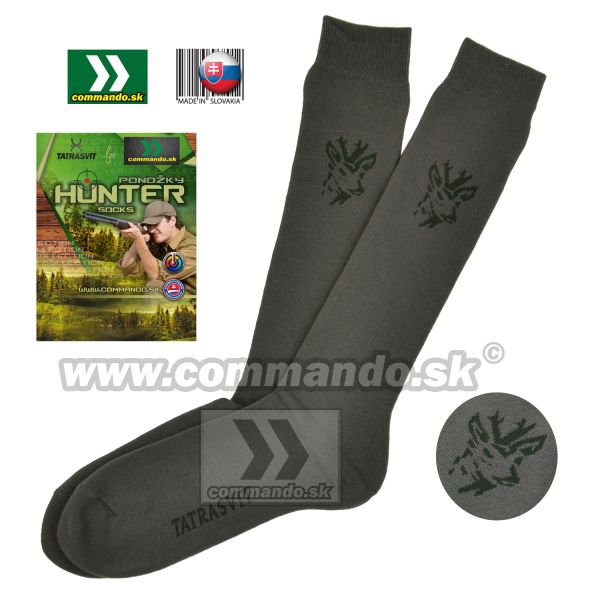 Commando Hunter Socks funkčné podkolienky Olive