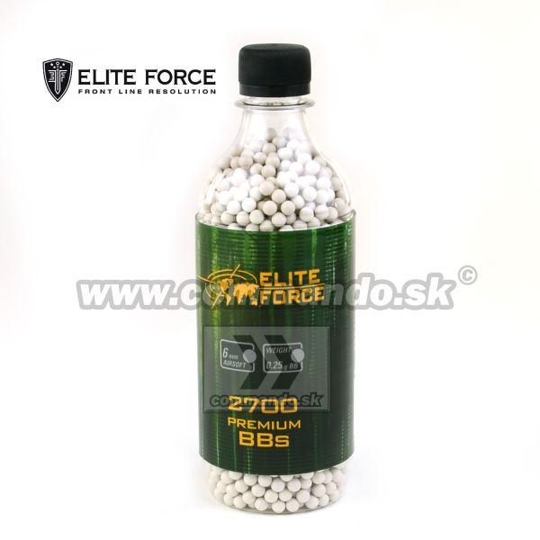 Airsoftové BB guličky Elite Force  6mm 2700ks 0,25g