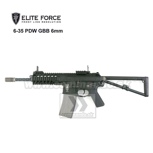 Airsoft Gun Elite Force 6-35 PDW Full Metal GBB 6mm