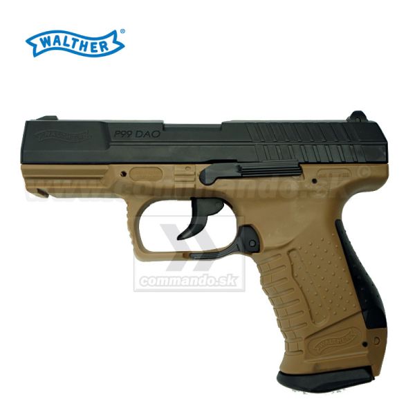 Airsoft Pistol Walther P99 DAO RAL8000 GBB CO2 6mm