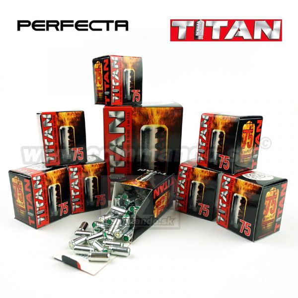 Poplašný - slepý náboj 9mm P.A.K. Umarex Perfecta Titan 600ks Blank cartridges