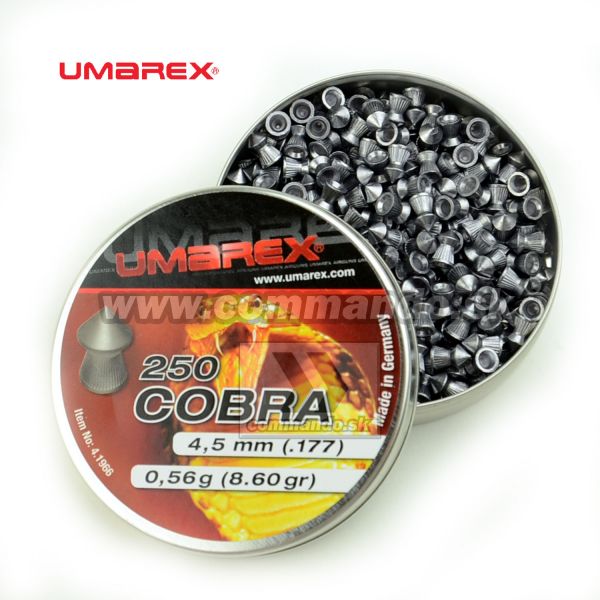 Umarex Diabolo Cobra 250ks 4,5mm Pointed pellets Ribbed