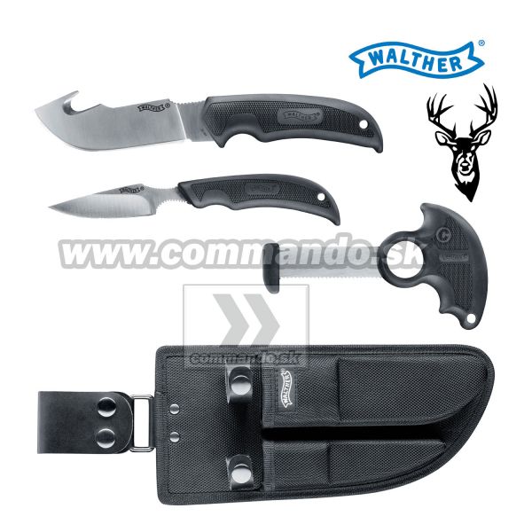 Poľovnícka súprava Walther Hunter Knife Set, čierny