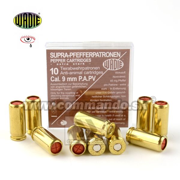 Plynový náboj WADIE P.A.PV 45mg 10 ks 9mm PAK