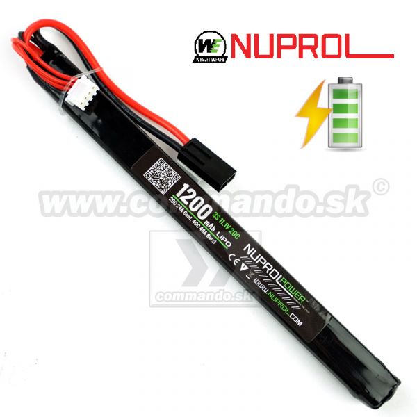 Nuprol Batéria Li-Po 11,1V 1200 mAh 20C Slim Stick