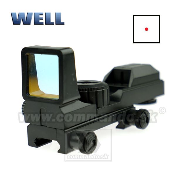 Kolimátor Wellfire Red Point Sight 21/22 mm R-C108 Reflex